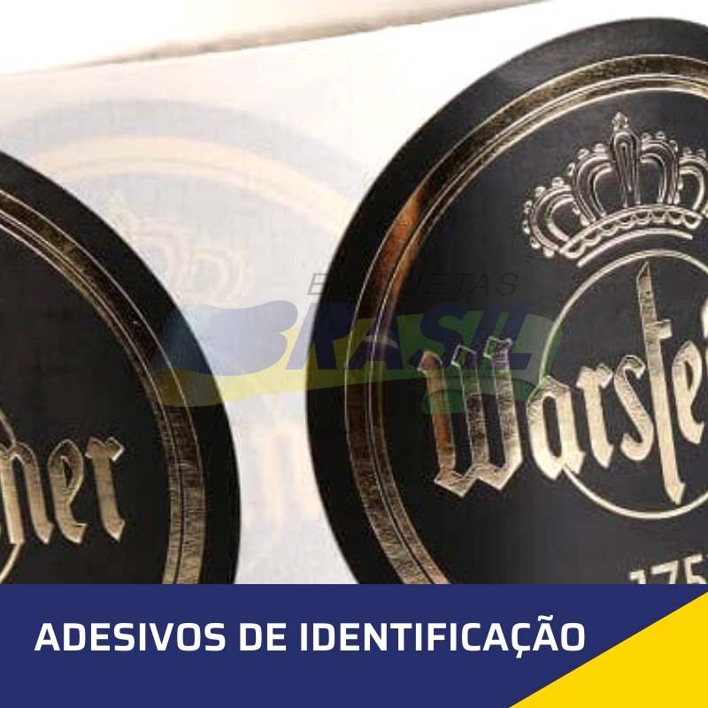 adesivo de identificação