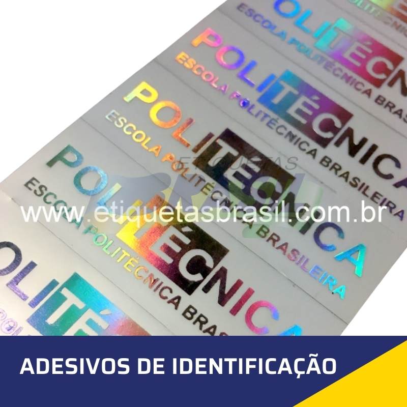 adesivo de identificação