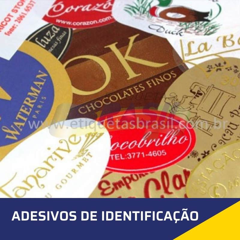 adesivo de identificação