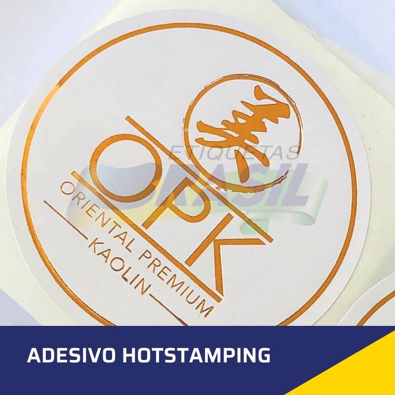 adesivo couche hotstamping