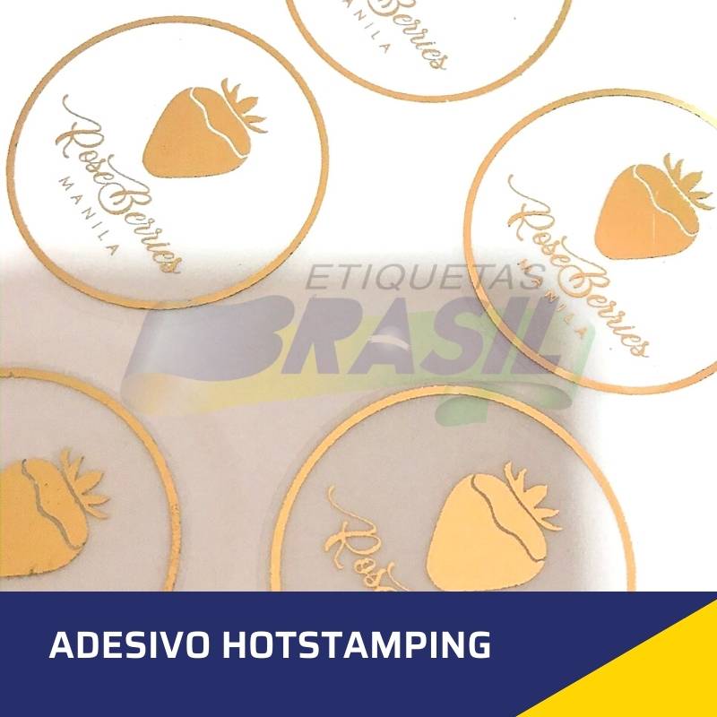 adesivo hotstamping ouro