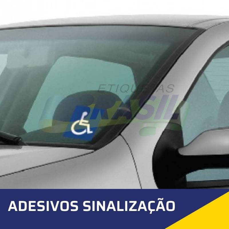 adesivo sinalização