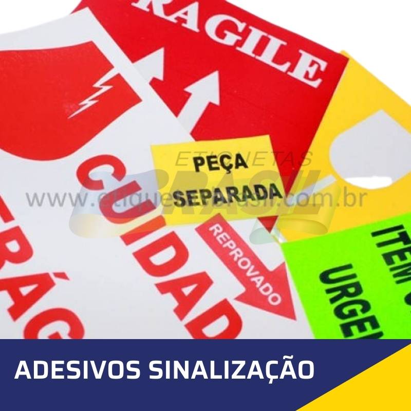 adesivo sinalização